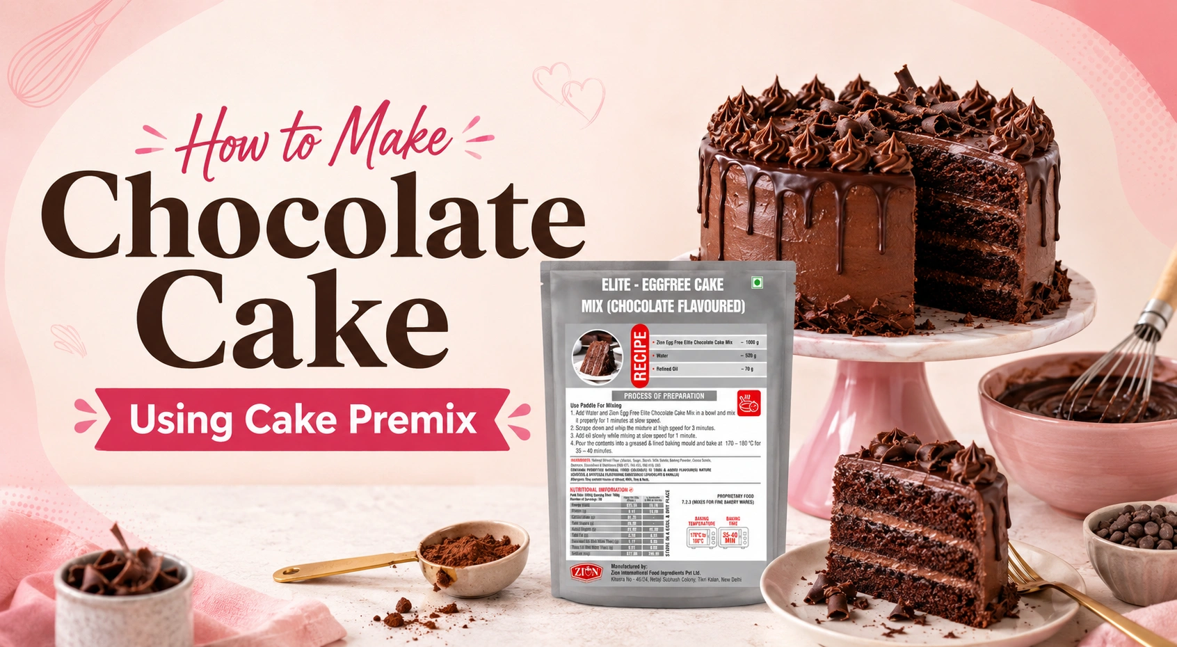 How to Make Chocolate Cake Using Cake Premix