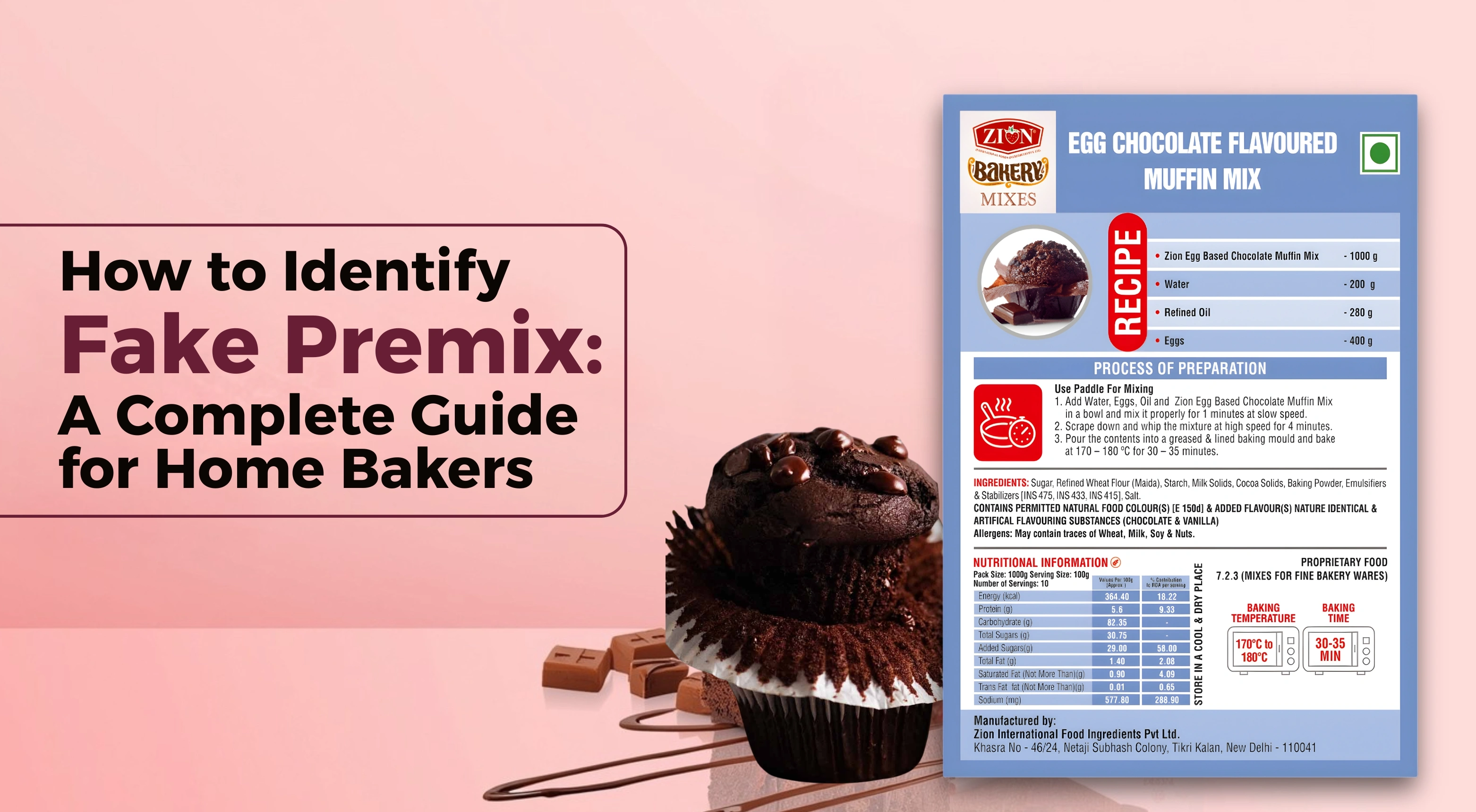 Bakery & Cake Premixes in India