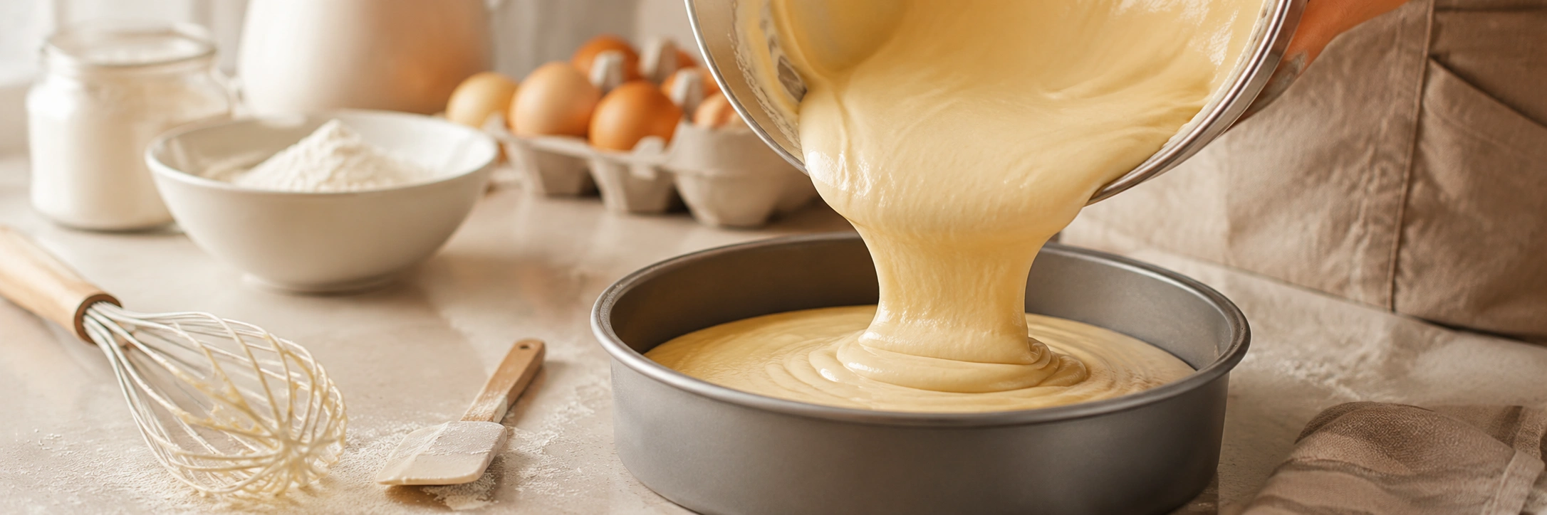 Pour the Batter Properly
