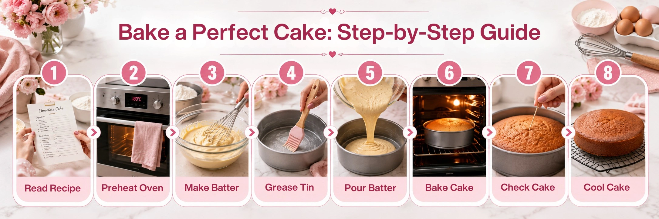 Step-by-Step Guide to Bake a Perfect Cake