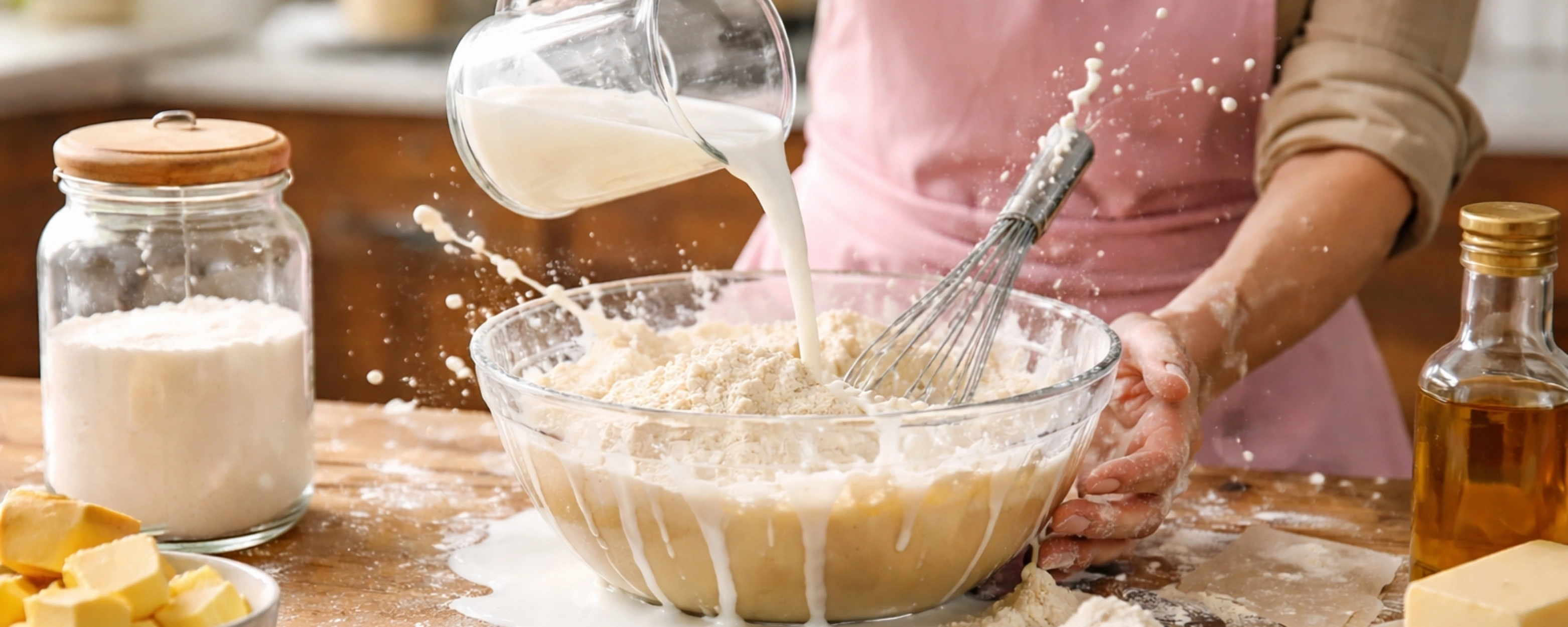  Not measuring the liquid ingredients properly